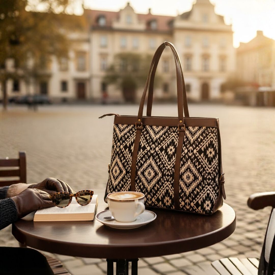 Executive Laptop Tote: Stylish Eco-Friendly Bag